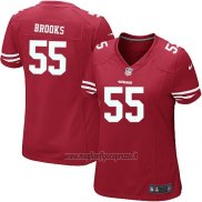 Maglia NFL Game Donna San Francisco 49ers Brooks Rosso