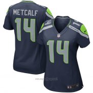Maglia NFL Game Donna Seattle Seahawks Dk Metcalf Blu