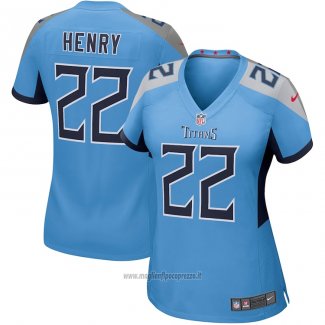 Maglia NFL Game Donna Tennessee Titans Derrick Henry Blu2