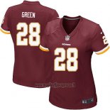Maglia NFL Game Donna Washington Commanders Green Rosso
