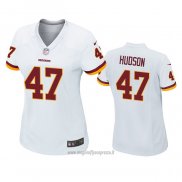 Maglia NFL Game Donna Washington Commanders Khaleke Hudson Bianco