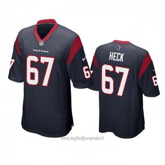 Maglia NFL Game Houston Texans Charlie Heck Blu