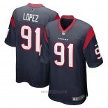 Maglia NFL Game Houston Texans Roy Lopez 91 Blu