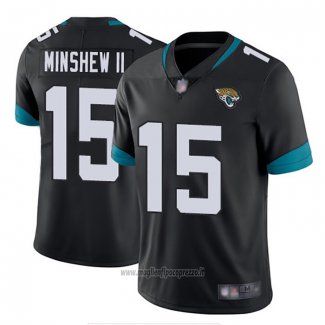 Maglia NFL Game Jacksonville Jaguars 15 Gardner Minshew Ii Nero