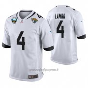 Maglia NFL Game Jacksonville Jaguars Josh Lambo 25 Anniversario Typename Bianco
