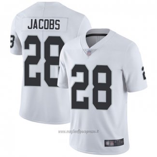 Maglia NFL Game Las Vegas Raiders 28 Josh Jacobs Bianco