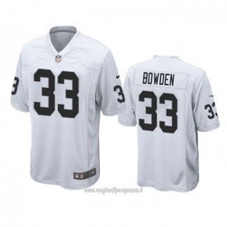 Maglia NFL Game Las Vegas Raiders Lynn Bowden Bianco