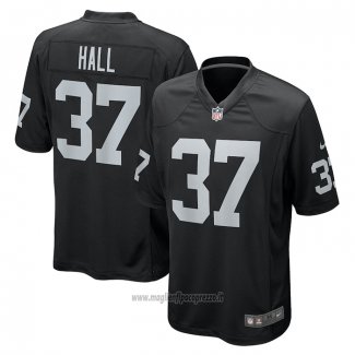 Maglia NFL Game Las Vegas Raiders Tyler Hall Nero
