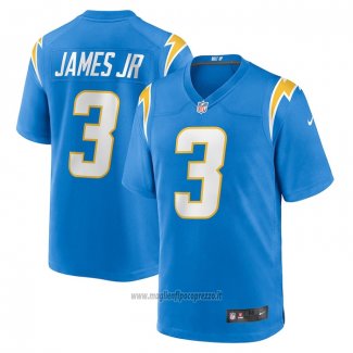 Maglia NFL Game Los Angeles Chargers Derek Stingley JR. Blu