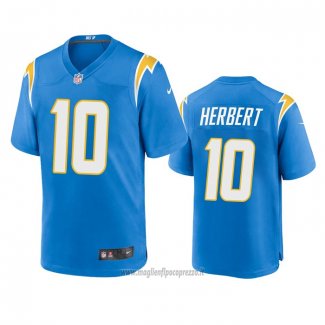 Maglia NFL Game Los Angeles Chargers Justin Herbert Powder Blu