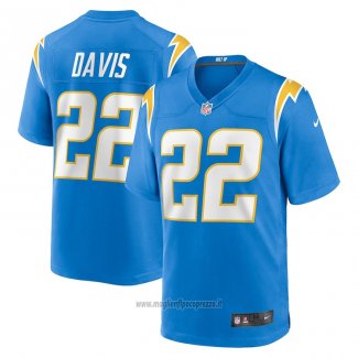 Maglia NFL Game Los Angeles Chargers Michael Davis Blu