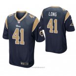 Maglia NFL Game Los Angeles Rams David Long Blu2