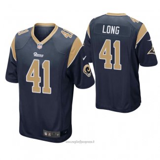Maglia NFL Game Los Angeles Rams David Long Blu2