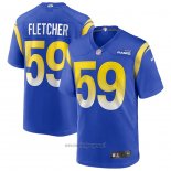 Maglia NFL Game Los Angeles Rams London Fletcher Retired Blu
