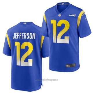 Maglia NFL Game Los Angeles Rams Van Jefferson 2020 Blu