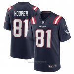 Maglia NFL Game New England Patriots Austin Hooper Blu