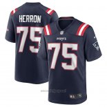 Maglia NFL Game New England Patriots Justin Herron Blu