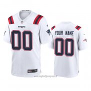 Maglia NFL Game New England Patriots Personalizzate 2020 Bianco