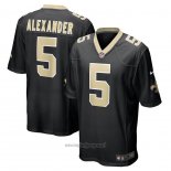 Maglia NFL Game New Orleans Saints Kwon Alexander 5 Nero