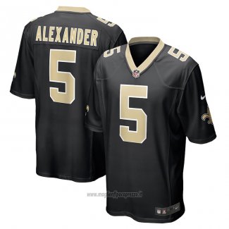 Maglia NFL Game New Orleans Saints Kwon Alexander 5 Nero