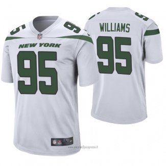 Maglia NFL Game New York Jets Quinnen Williams Bianco