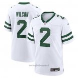 Maglia NFL Game New York Jets Zach Wilson Alternato Bianco