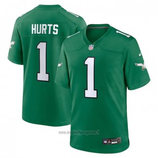Maglia NFL Game Philadelphia Eagles Jalen Hurts Alternato Verde