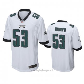 Maglia NFL Game Philadelphia Eagles Jatavis Brown Bianco