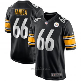 Maglia NFL Game Pittsburgh Steelers Alan Faneca Retired Nero