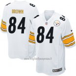 Maglia NFL Game Pittsburgh Steelers Brown Bianco