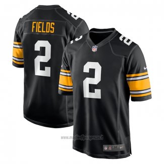Maglia NFL Game Pittsburgh Steelers Justin Fields Alternato Nero