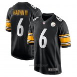 Maglia NFL Game Pittsburgh Steelers Pressley Harvin Iii Nero