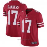 Maglia NFL Game San Francisco 49ers 17 Emmanuel Sanders Rosso
