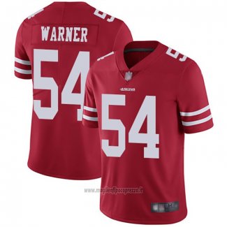Maglia NFL Game San Francisco 49ers 54 Fred Warner Rosso