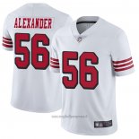 Maglia NFL Game San Francisco 49ers 56 Kwon Alexander Bianco2