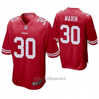 Maglia NFL Game San Francisco 49ers Greg Mabin Rosso