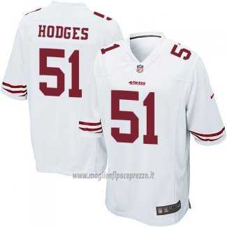 Maglia NFL Game San Francisco 49ers Hooges Bianco