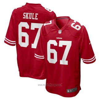 Maglia NFL Game San Francisco 49ers Justin Skule Rosso