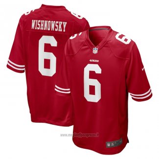 Maglia NFL Game San Francisco 49ers Mitch Wishnowsky Rosso