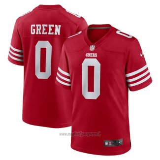 Maglia NFL Game San Francisco 49ers Renardo Green Rosso