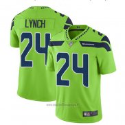 Maglia NFL Game Seattle Seahawks 24 Marshawn Lynch Verde