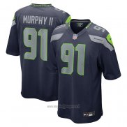 Maglia NFL Game Seattle Seahawks Byron Murphy II 2024 NFL Draft First Round Pick Blu