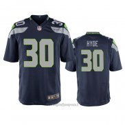 Maglia NFL Game Seattle Seahawks Carlos Hyde Blu