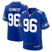 Maglia NFL Game Seattle Seahawks Cortez Kennedy Throwback Retired Blu