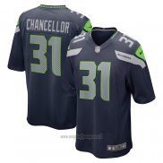 Maglia NFL Game Seattle Seahawks Kam Chancellor Retired Blu