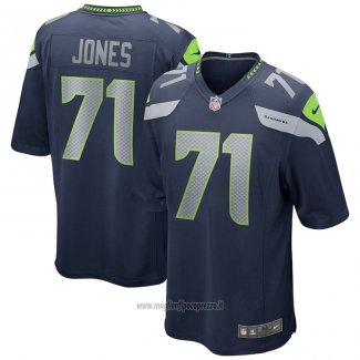 Maglia NFL Game Seattle Seahawks Walter Jones Retired Blu