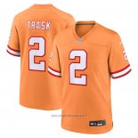 Maglia NFL Game Tampa Bay Buccaneers Kyle Trask Throwback Arancione