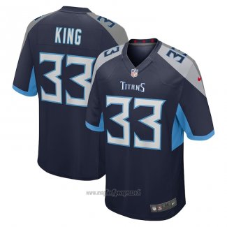 Maglia NFL Game Tennessee Titans Desmond King Blu