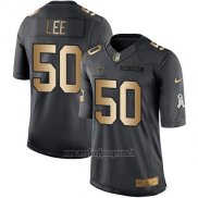 Maglia NFL Gold Anthracite Dallas Cowboys Lee Salute To Service 2016 Nero