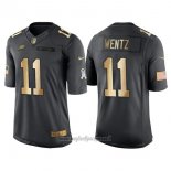 Maglia NFL Gold Anthracite Dallas Cowboys Wentz Salute To Service 2016 Nero